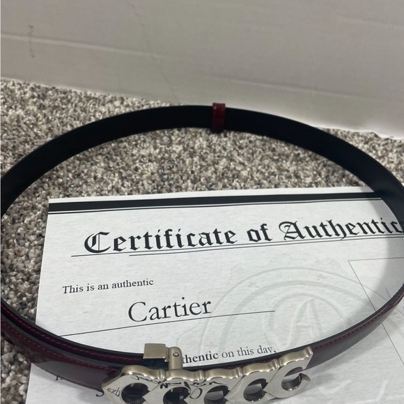 Authentic Cartier Belt with a Certificate of Authentication - Picture 5 of 12